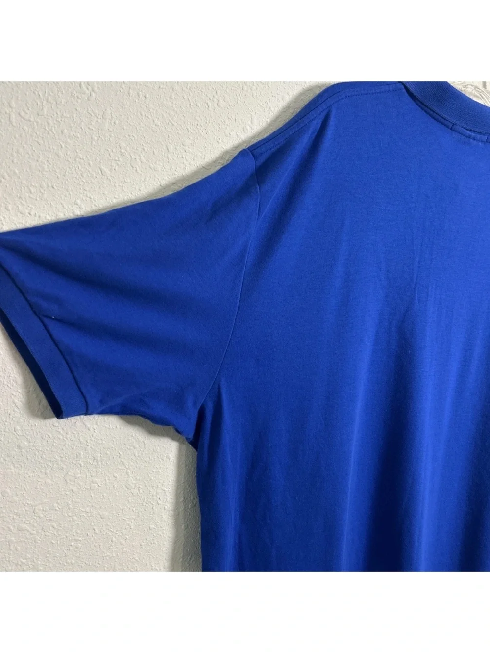 Polo Ralph Lauren Men's 2XL Heavyweight Cotton Short Sleeve Polo Shirt Blue Y2K